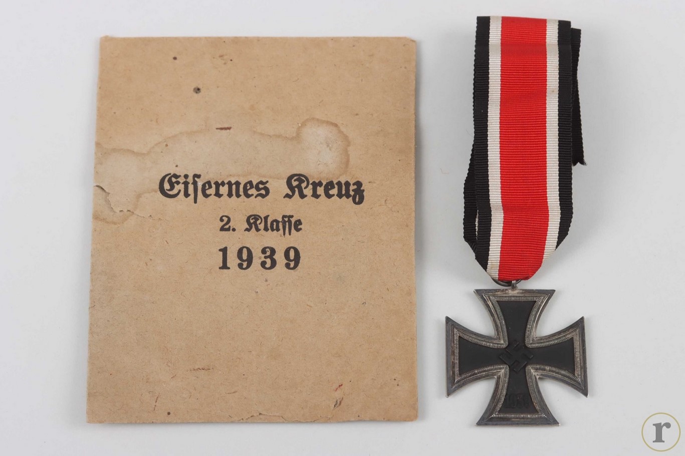 #74-1319 – 1939 Iron Cross 2nd Class ‘100’ Wächtler & Lange + Pouch