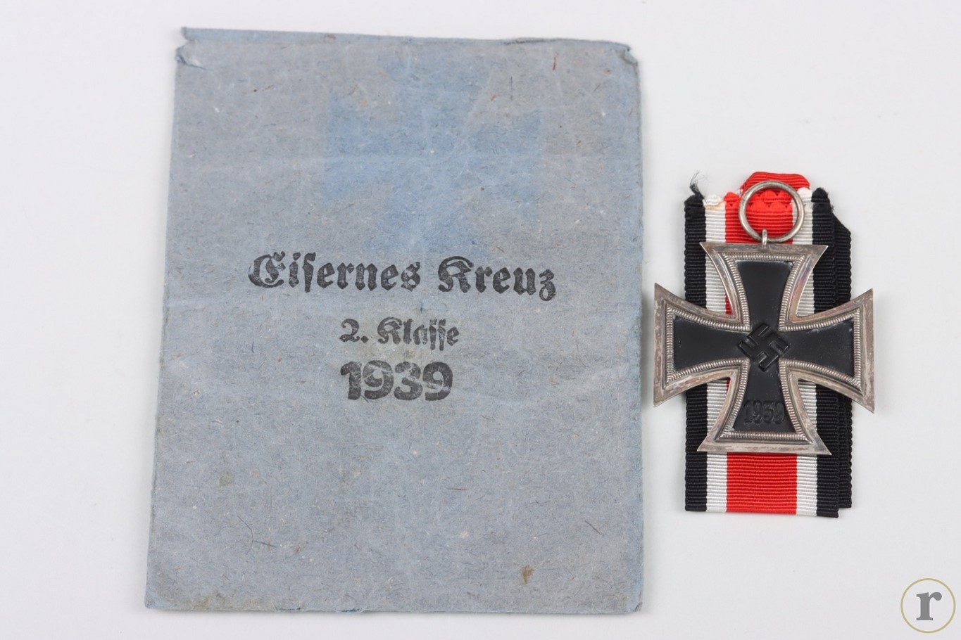 #74-1323 – 1939 Iron Cross 2nd Class Frank & Reif Knight’s Cross size (47mm)