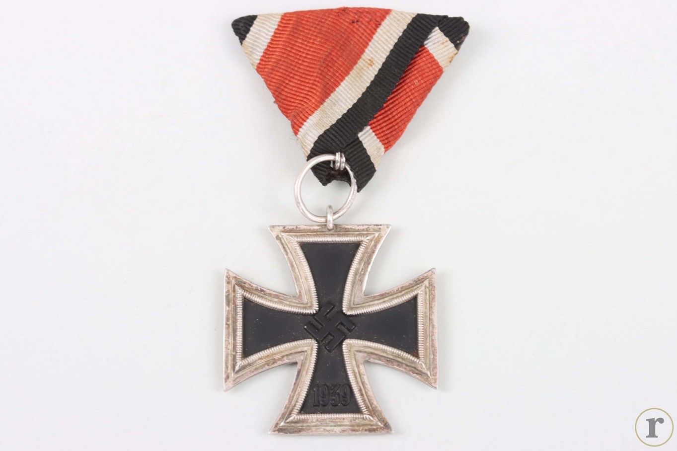 #74-1333 – 1939 Iron Cross 2nd Class Rudolf Souval, Austrian style ribbon