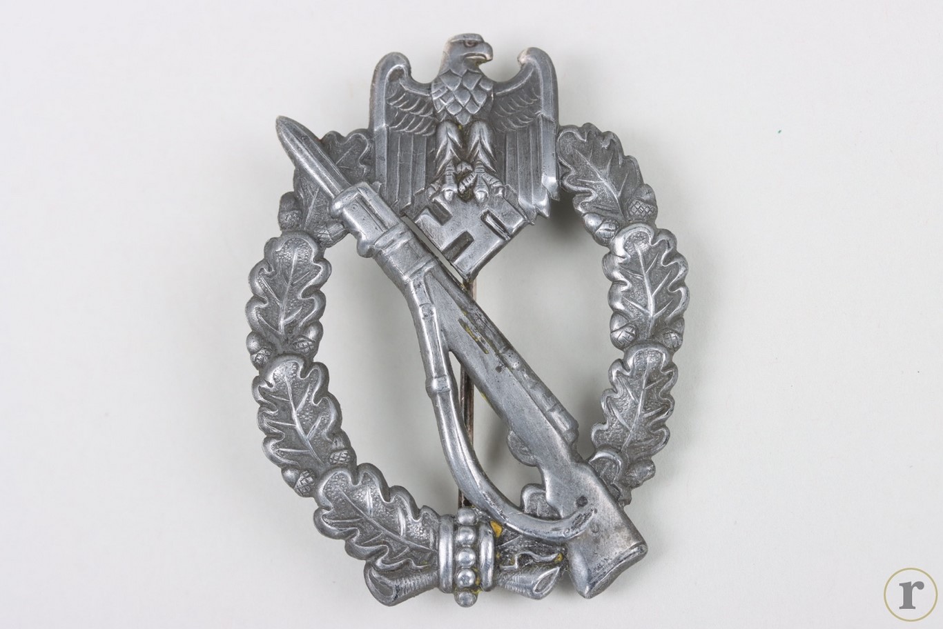 #74-1385 – Infantry Assault Badge in Silver ‘O. Schickle’