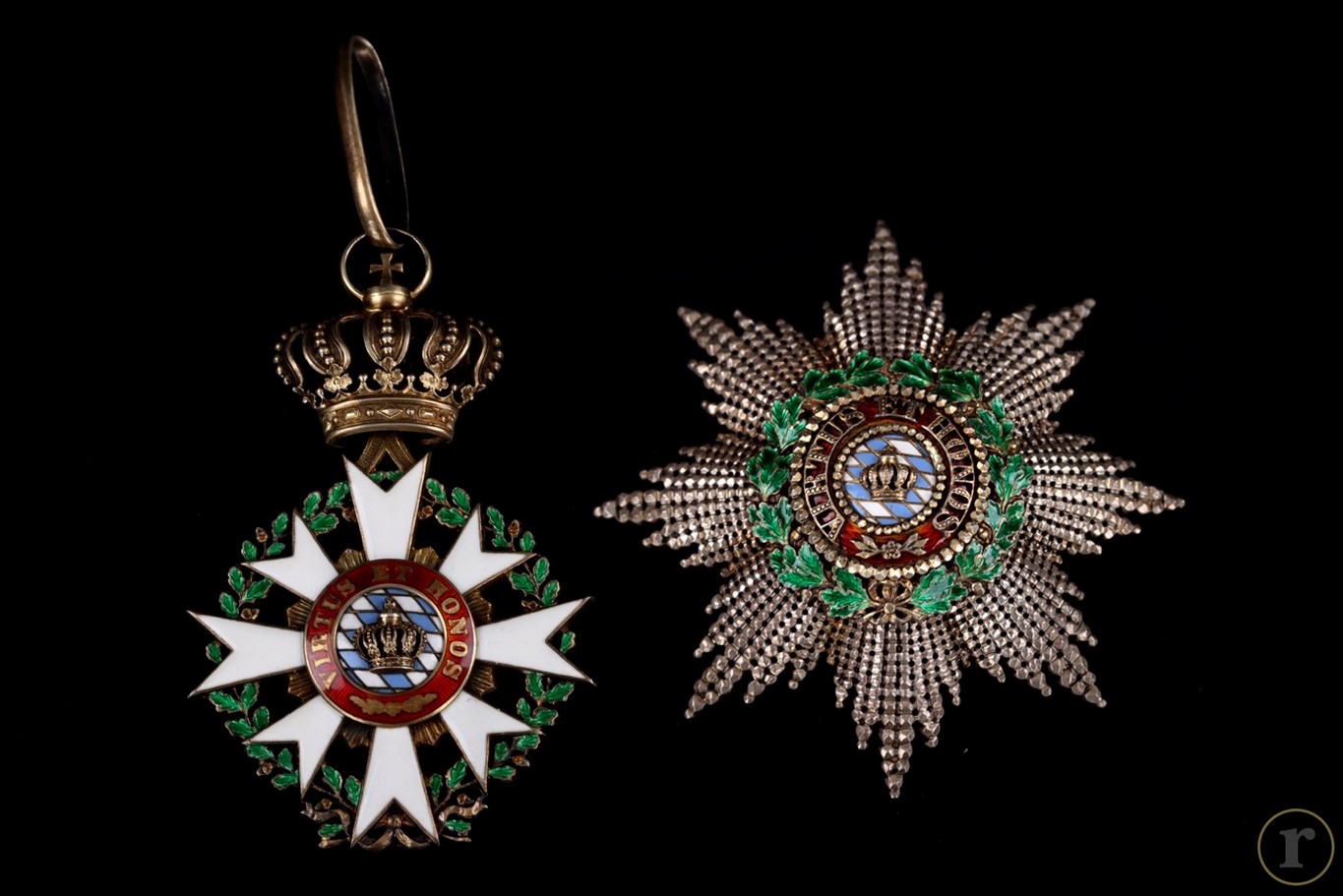 #74-1686 – Bavaria – Merit Order of the Bavarian Crown Grand Commander Set