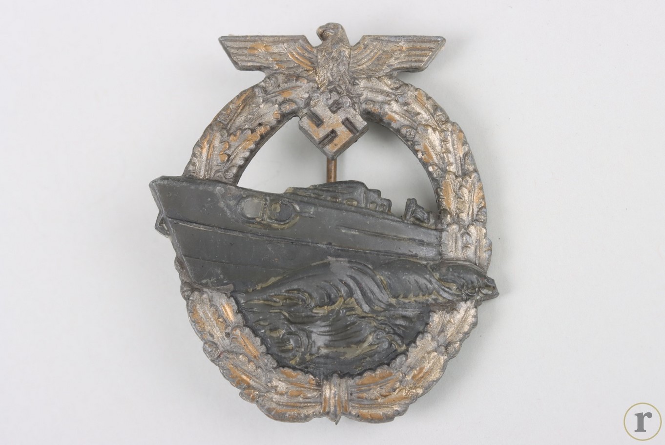 #74-1516 – E-Boat War Badge 2nd pattern ‘RS’