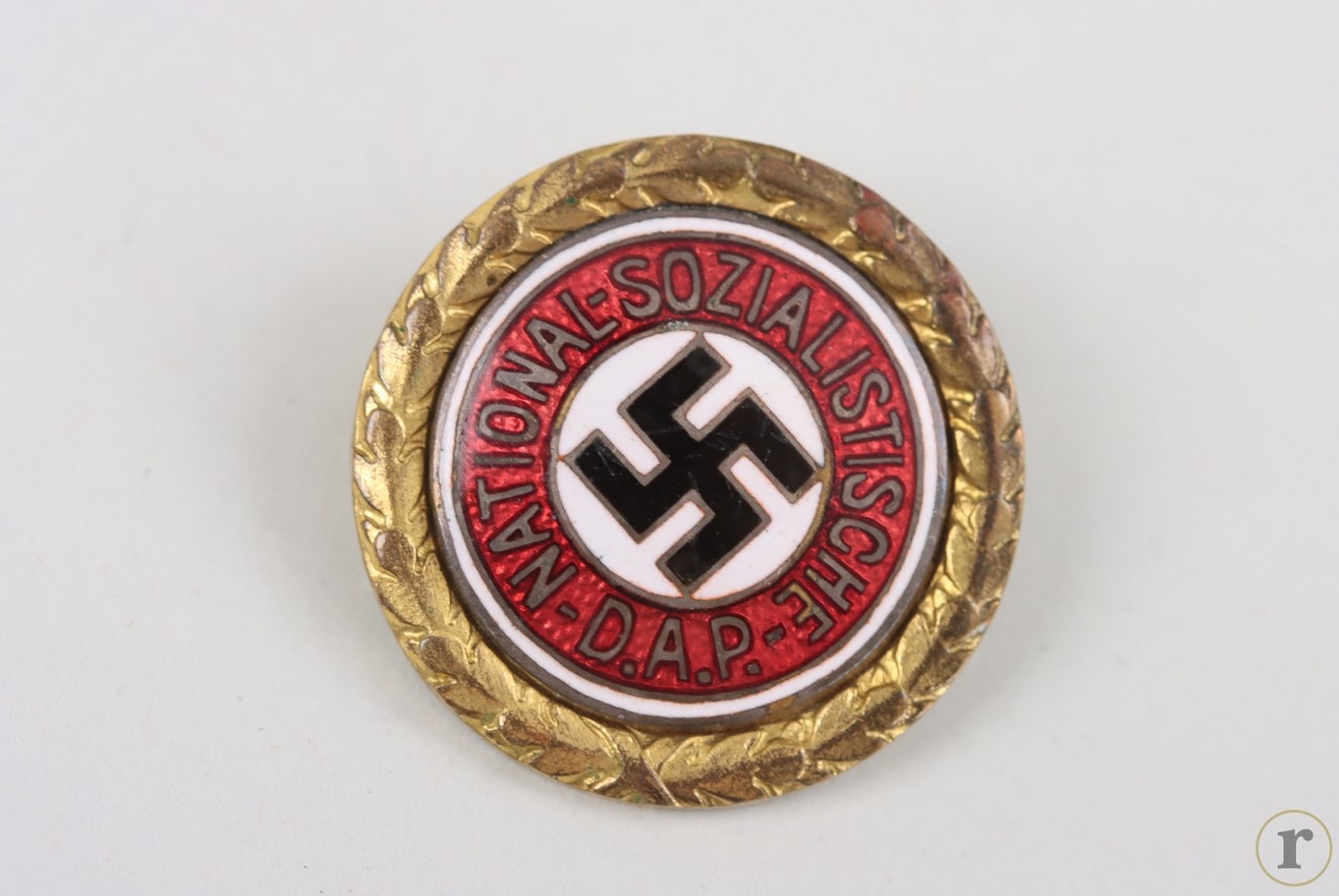 #74-1614 – Golden badge of honor of the NSDAP ‘53061’-small type