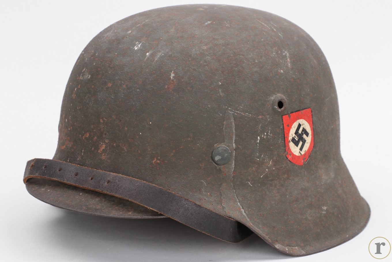 #75-0286 – Waffen-SS M42 double decal helmet – hkp66