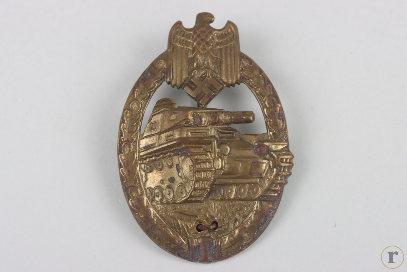 #75-1570 – Tank Assault Badge in Bronze ‘Wurster’