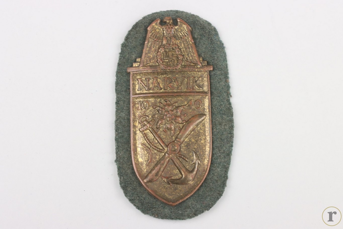 #75-1631 – Kriegsmarine Narvik Shield for naval artillery