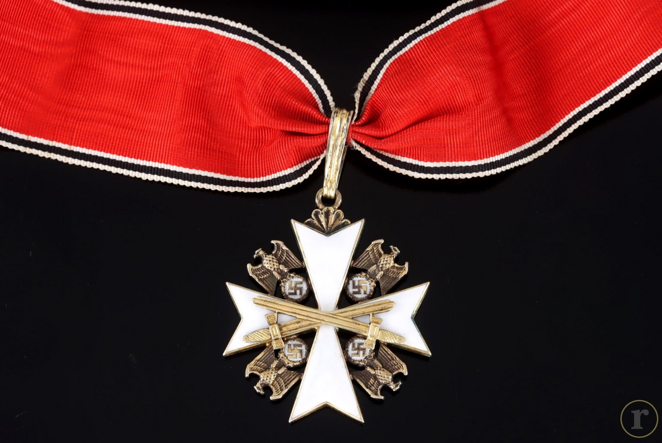 #75-1677 – Order of the German Eagle, Merit Cross 2nd Class with Swords – 21/900