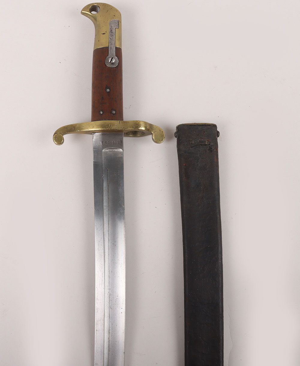 #1002 – Scarce Norwegian M-1860 Rifle Bayonet