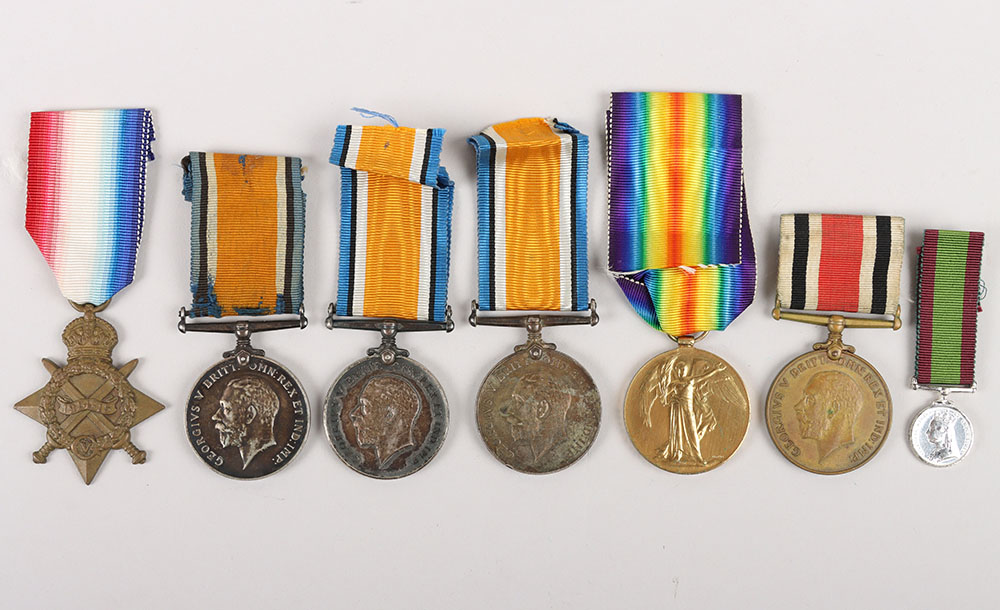 #110 – Grouping of Great War Medals