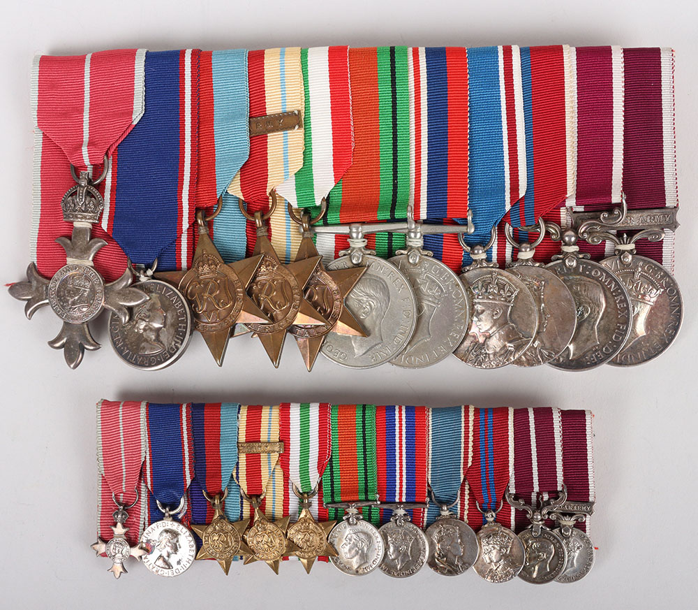 #113 – An Impressive Second World War Military MBE and Later Royal Victorian Medal Long Service Group of Eleven to the Scots Guards and Later Yeomen of the Guard