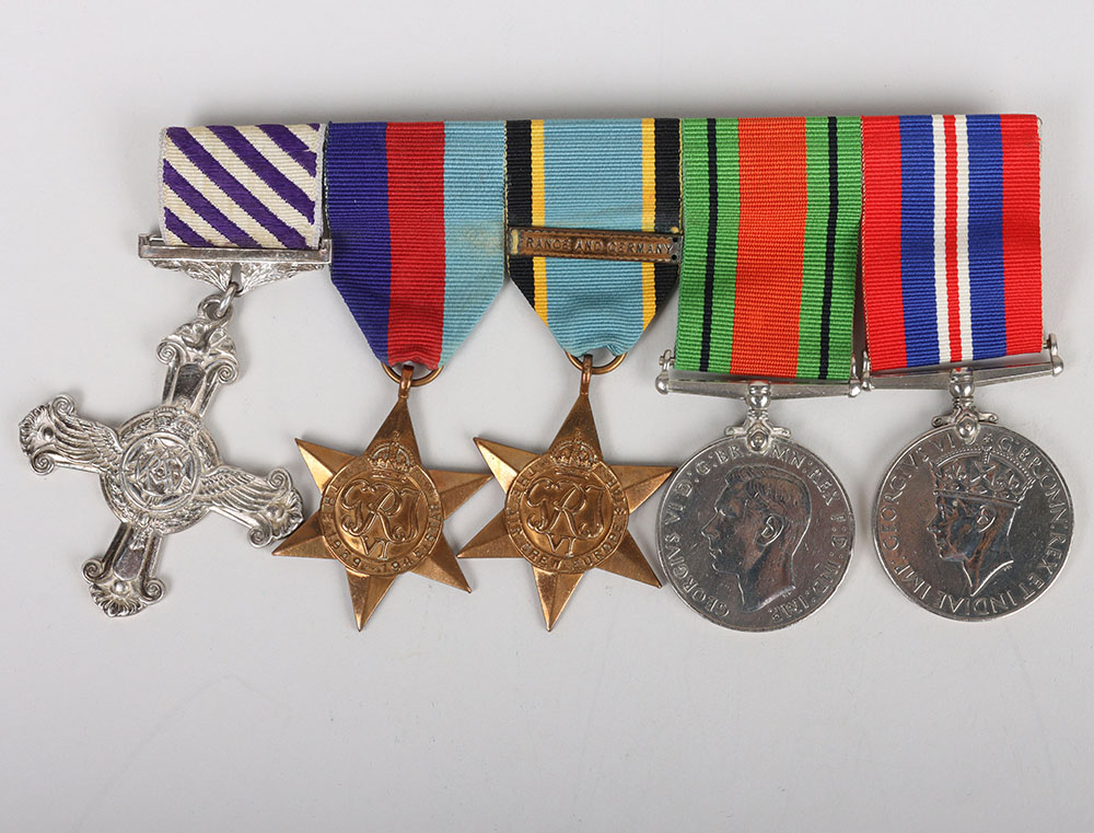 #118 – WW2 Royal Air Force Distinguished Flying Cross Medal Group of Five