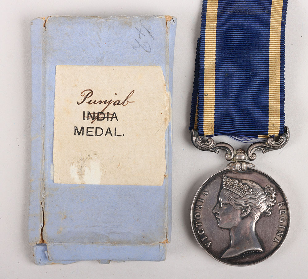 #12 – Punjab 1848-49 Medal to an Officer in the 22nd Native Infantry