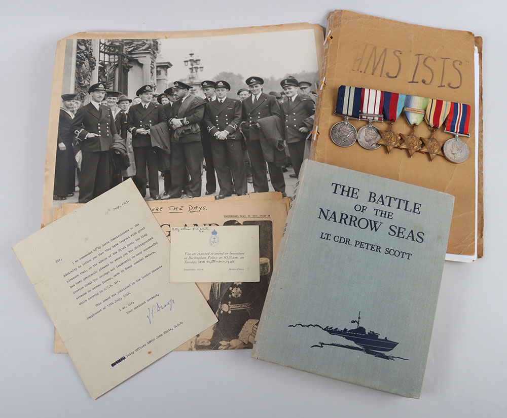 #127 – An impressive Second World War Coastal Forces Distinguished Service Medal Group of Six to a Petty Officer who was Mentioned in Despatches for Crete and was Later Awarded a D.S.M. and Another Mentioned in Dispatches for his Service in Motor Torpedo Boats off the Dutch and Belgian Coasts in 1944