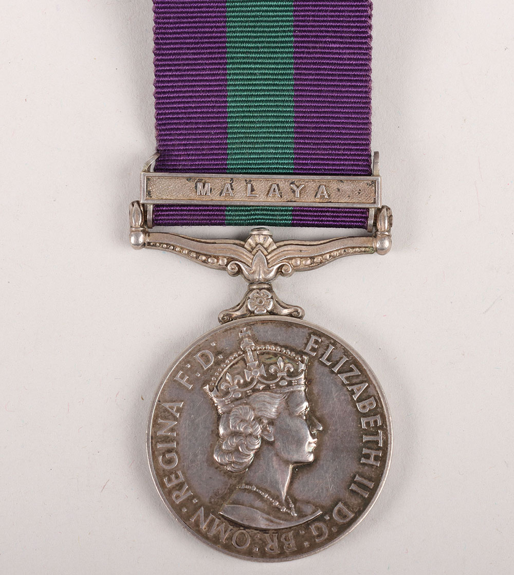 #135 – General Service Medal for the Malaya Campaign to an Officer in the Royal Engineers