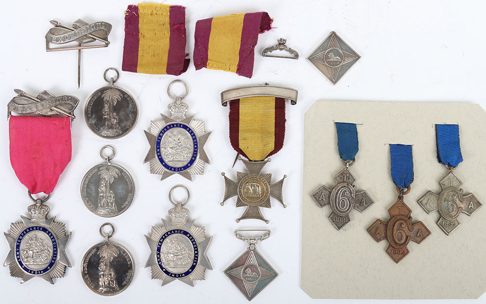 #151 – A Collection of 12 Temperance Medals for India