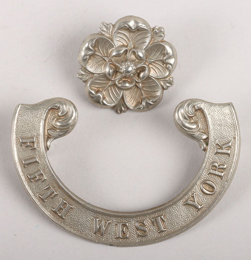 #187 – Victorian Fifth West York Militia Forage Cap Badge 1858-74