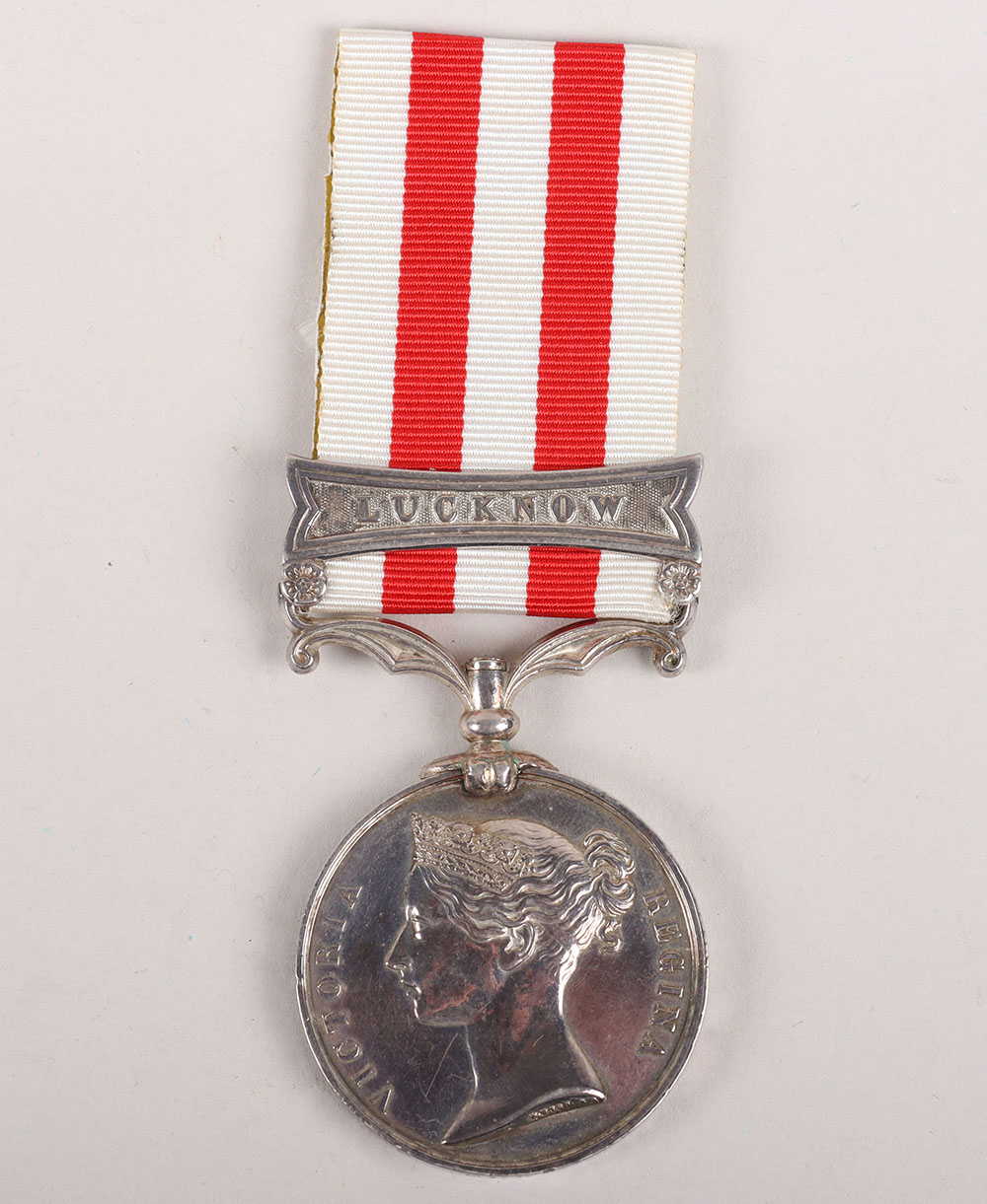 #19 – Indian Mutiny Medal to the 7th Hussars for the Siege of Lucknow,