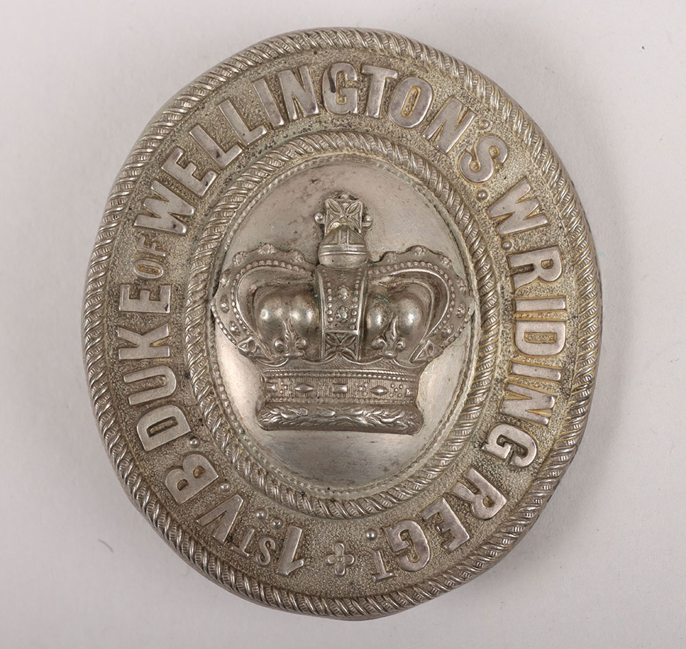 #202 – Victorian 1st (Halifax) Volunteer Battalion Duke of Wellingtons West Riding Regiment Officers Cross Belt Plate