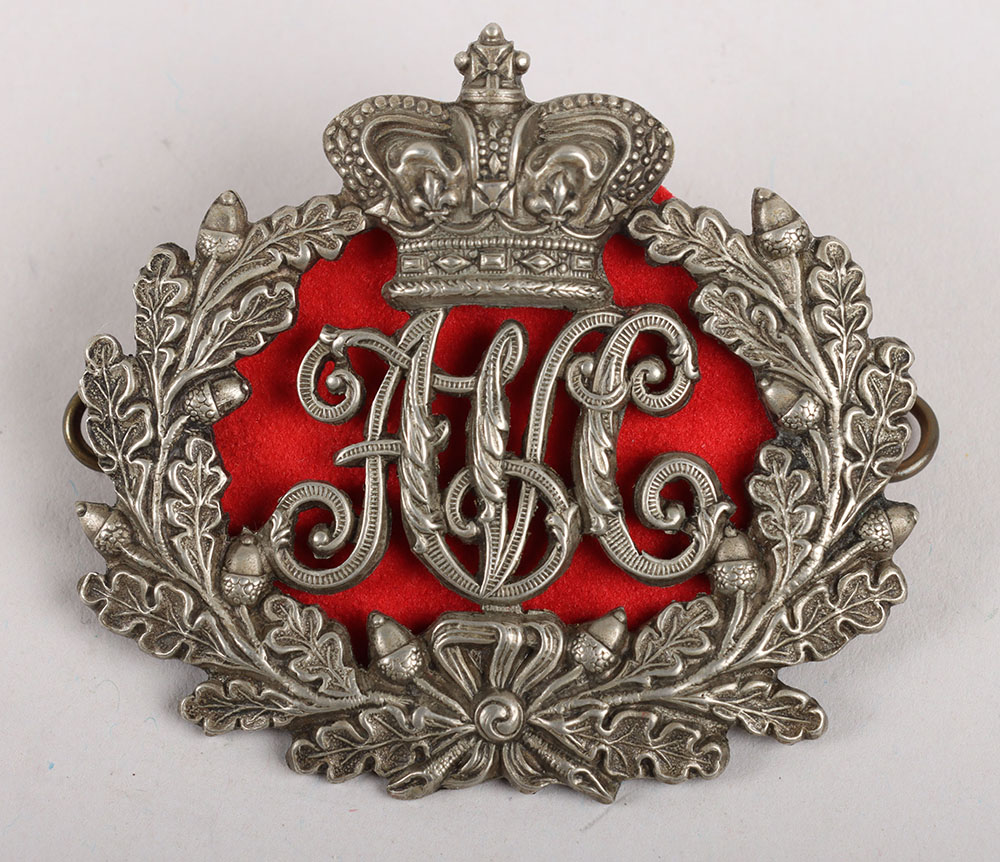 #204 – Rare 35th Yorkshire West Riding Rifle Volunteer Corps (Aireworth) Officers Shako Badge