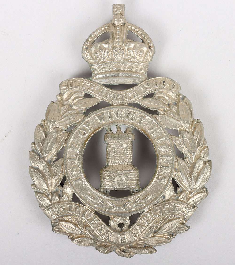 #252 – Post 1902 Isle of Wight Rifles Cross Belt Plate