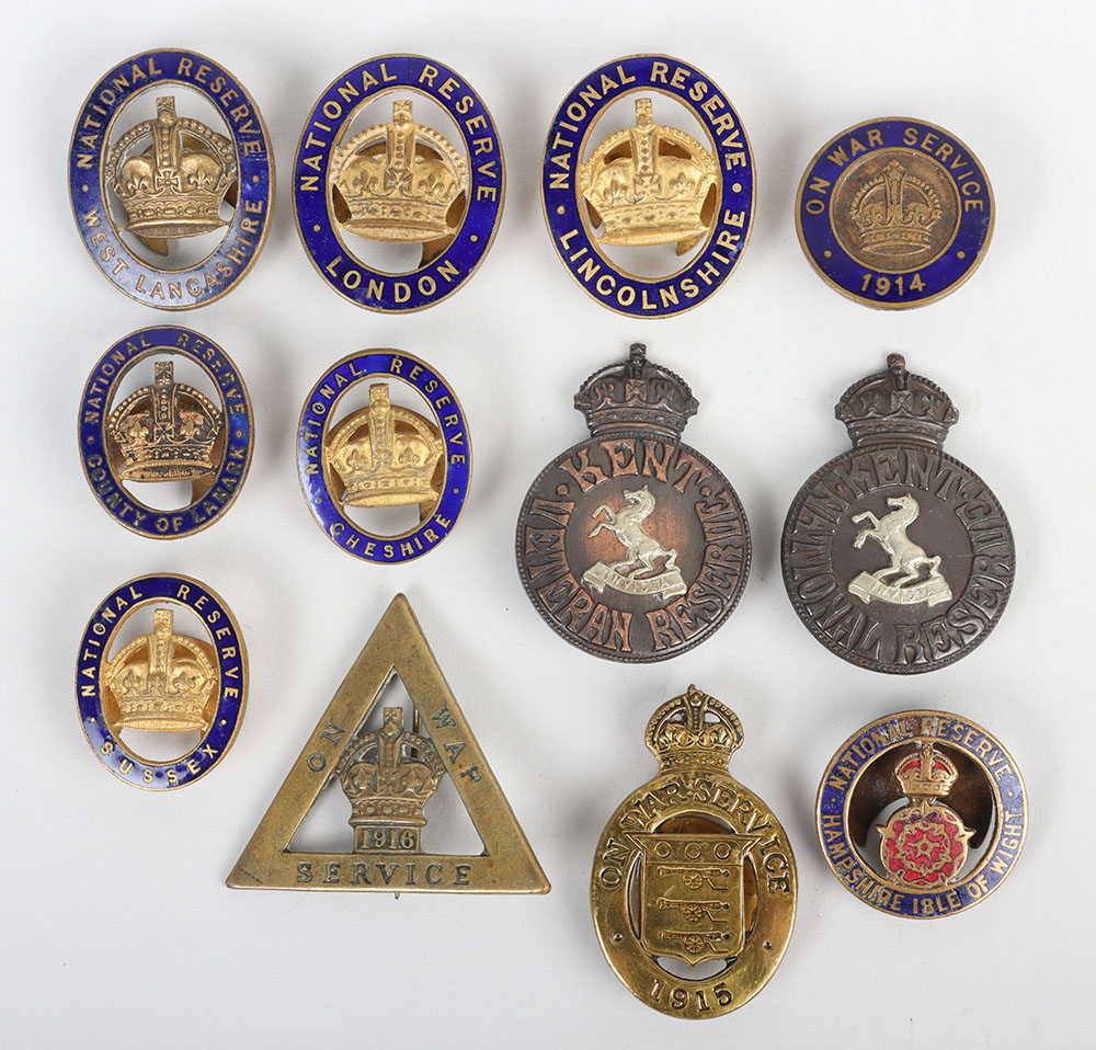 #270 – National Reserve WW1 Lapel Badges