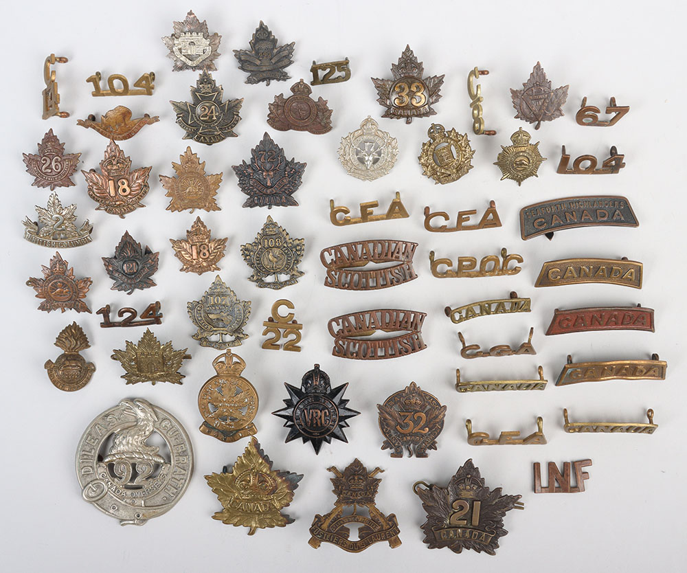 #273 – Canadian Expeditionary Force WW1 Badges and Insignia