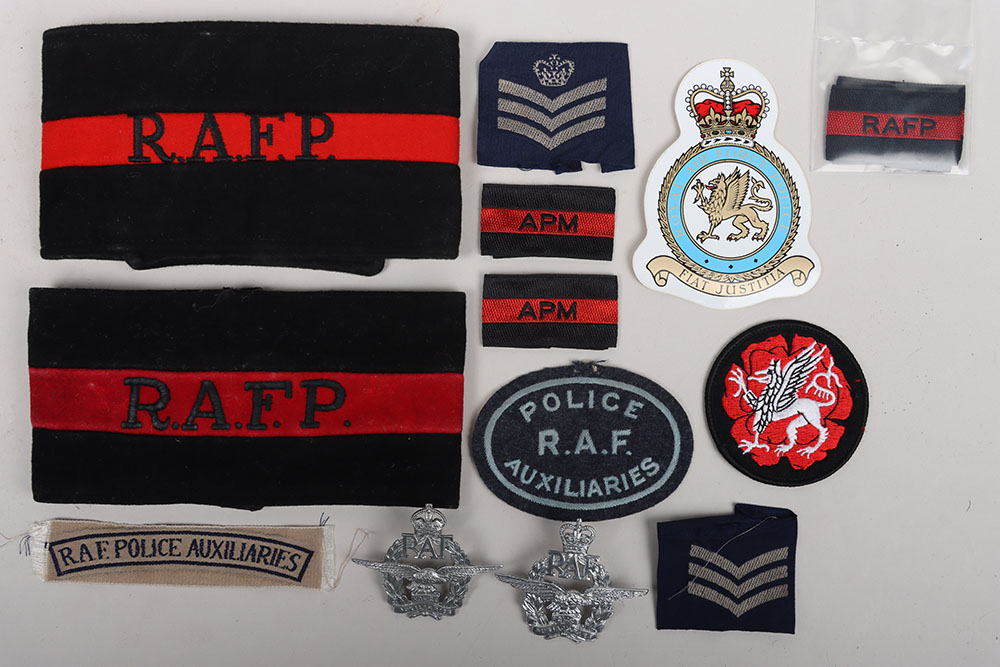 #278 – Royal Air Force Police Auxiliaries and Provost Badges and Insignia