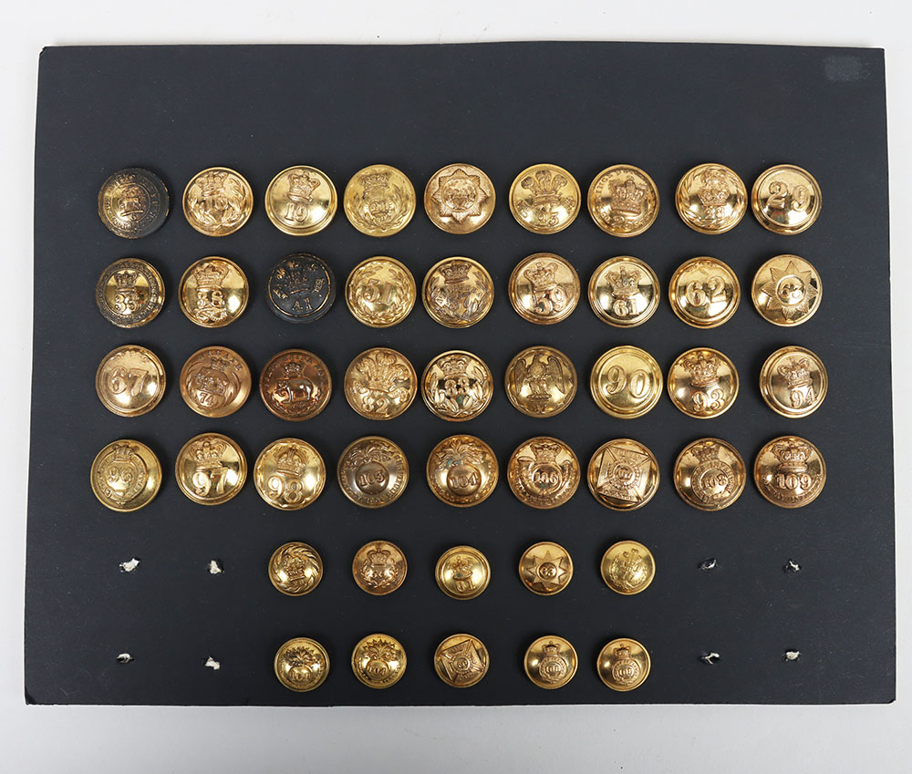 #288 – British Officers’ Gilt Tunic Buttons (1856-1881)