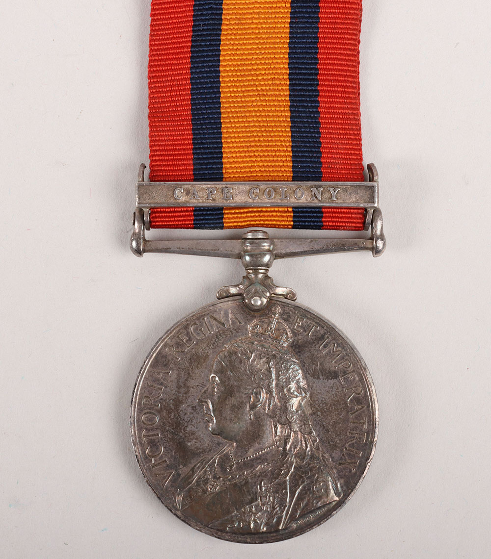 #30 – Queens South Africa Medal to the Royal Army Medical Corps, Killed in Action in 1917 During the Great War