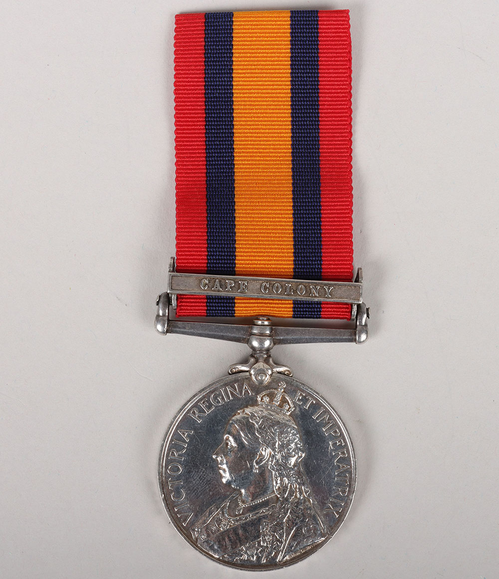 #33 – Queens South Africa Medal to a Recipient in the Royal Army Medical Corps Who Died of Disease at Naauwpoort March 1900