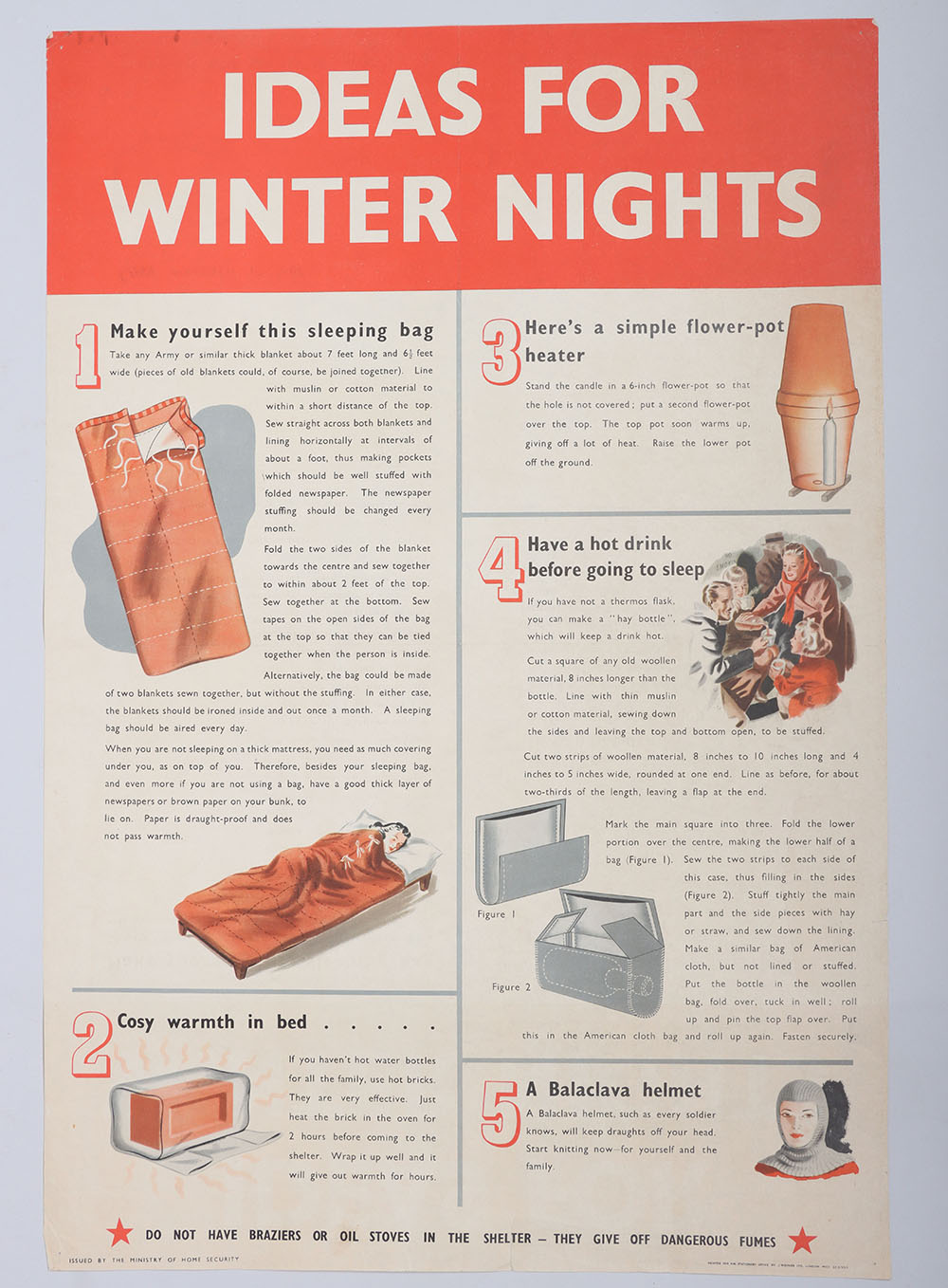 #336 – WW2 British Home Front Ministry of Home Security Poster