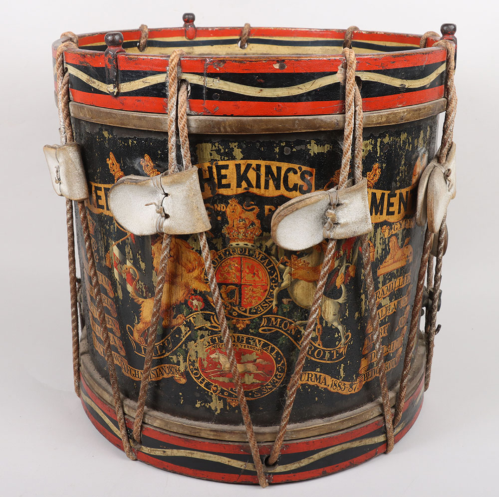 #350 – Victorian 2nd Battalion The Kings Liverpool Regiment Drum