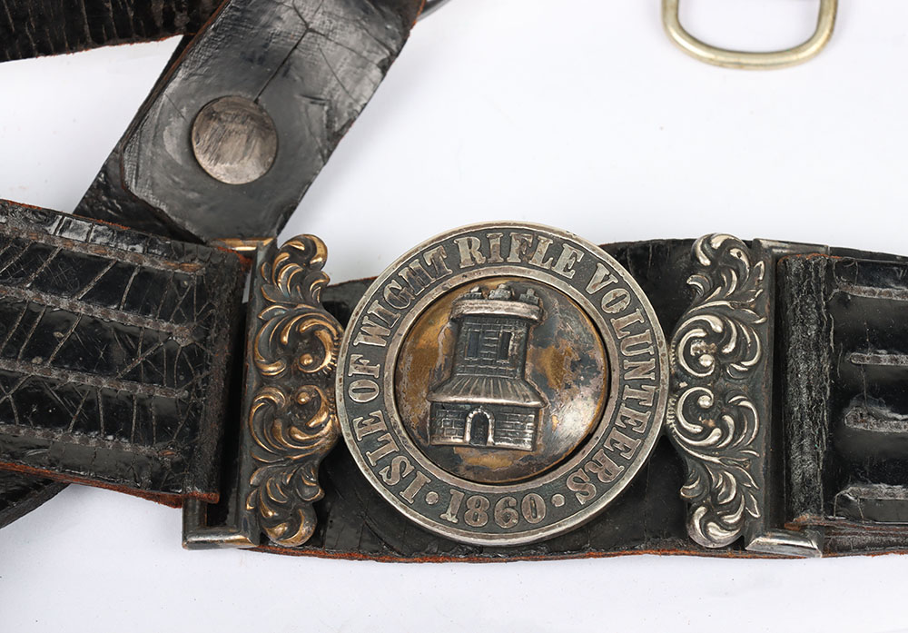 #354 – Isle of Wight Rifle Volunteers Officers Undress Waist Belt