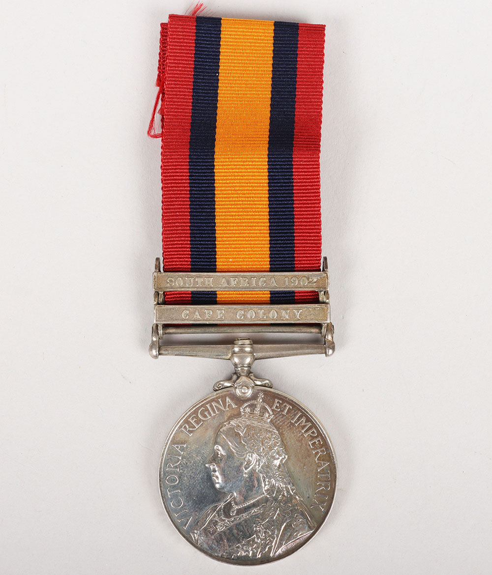 #36 – Queens South Africa Medal to the Royal Army Medical Corps