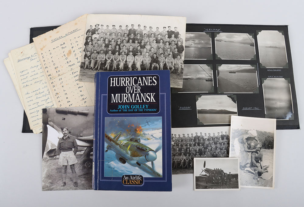 #376 – Historically Interesting Photograph Album of No 81 Squadron 151st Wing RAF Mission to Soviet Russia in 1941 to Fly Operationally, Equip and Train Soviet Pilots on Hurricane Fighter Aircraft