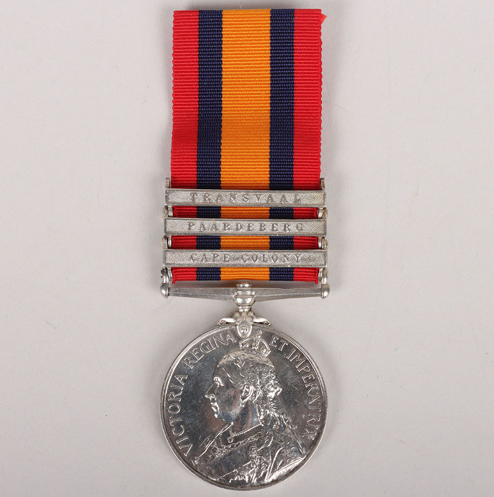 #40 – Queens South Africa Medal to the Royal Army Medical Corps