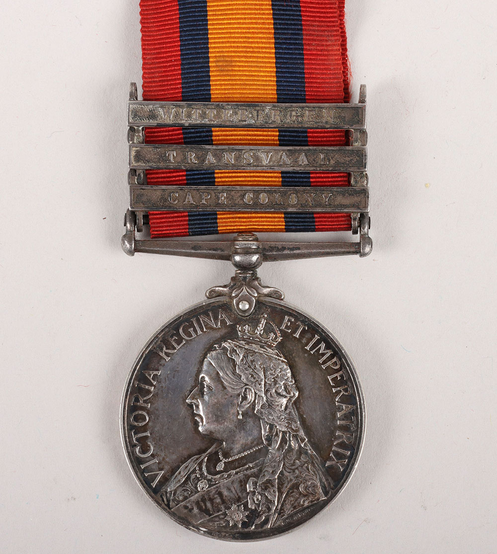 #41 – A Nice Queens South Africa Medal to a Long Serving Officer in the Royal Army Medical Corps