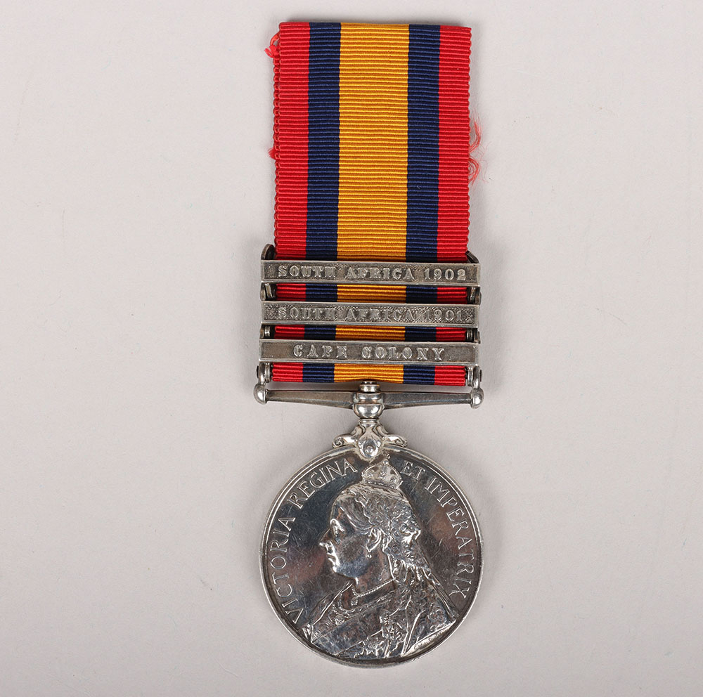 #43 – Queens South Africa Medal to the Royal Army Medical Corps