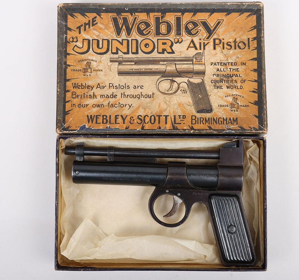 #460 – Boxed Webley Junior .177 Air Pistol