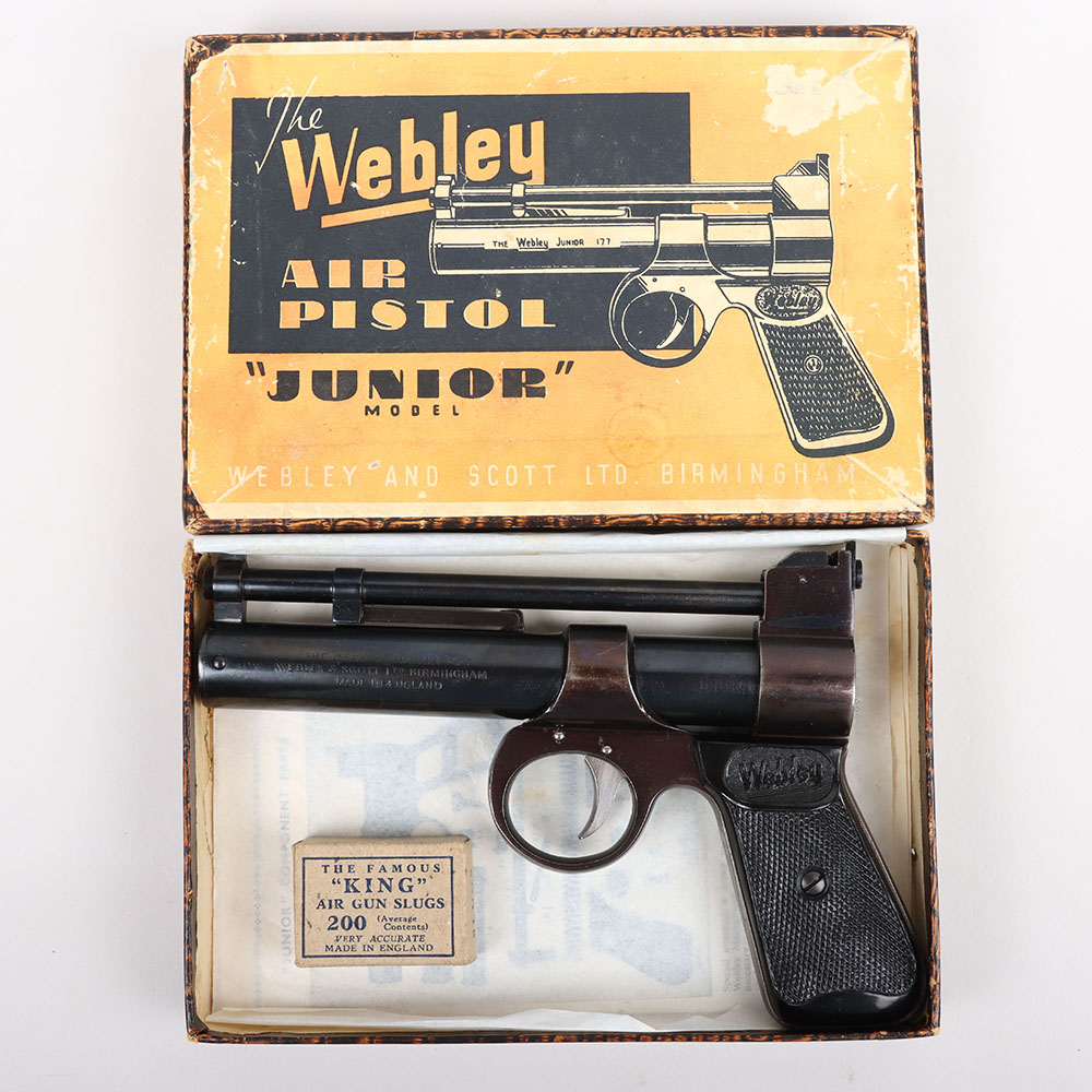 #461 – Boxed Webley Junior .177 Air Pistol