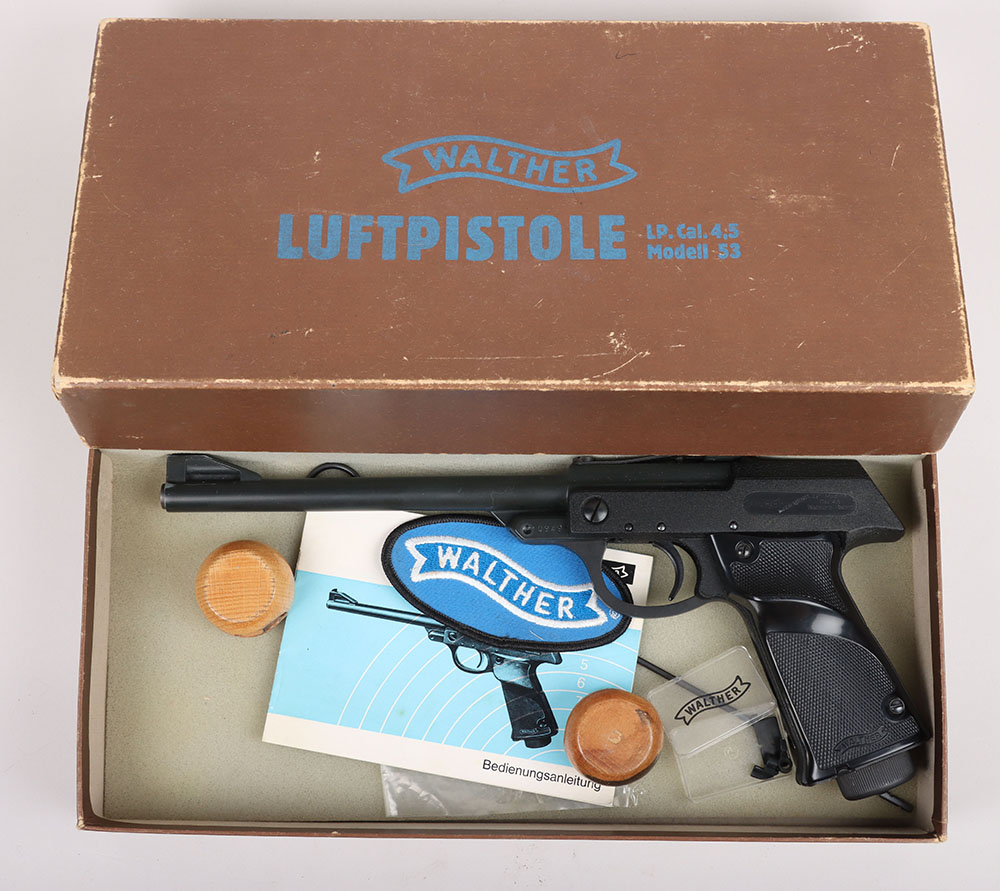 #463 – Boxed Walther .177 Mod.53 Air Pistol (Luftpistole)