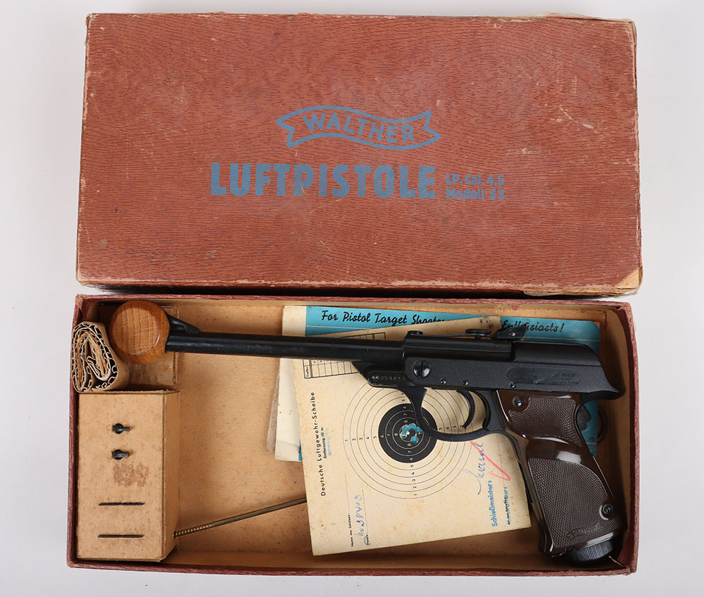 #464 – Boxed Walther .177 Mod.53 Air Pistol (Luftpistole)