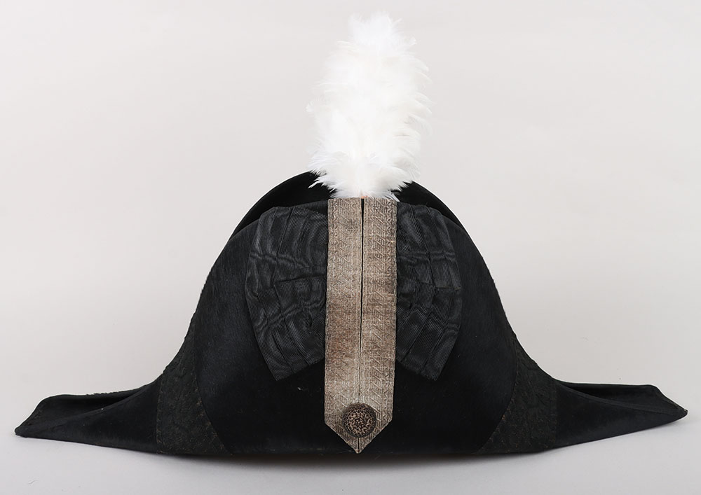 #482 – Volunteer Officers Full Dress Bicorn Hat