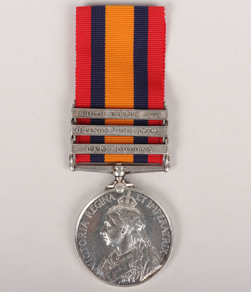 #49 – Queens South Africa Medal to the Royal Army Medical Corp for Service in the Second Boer War