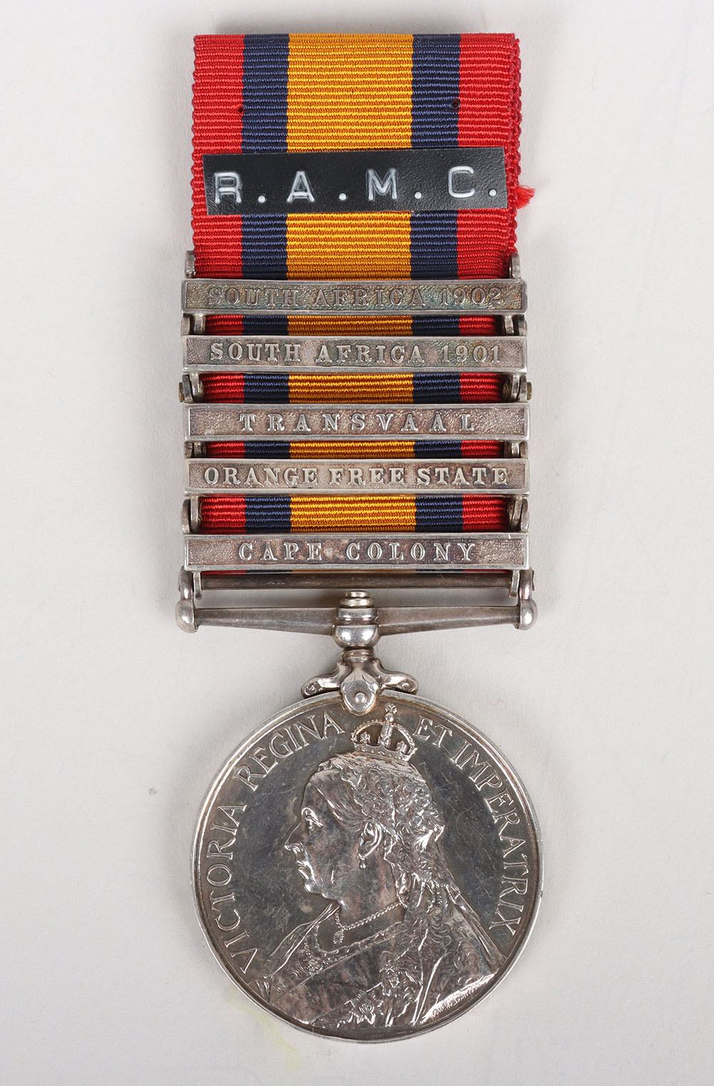 #58 – Queens South Africa Medal to the Royal Army medical Corps