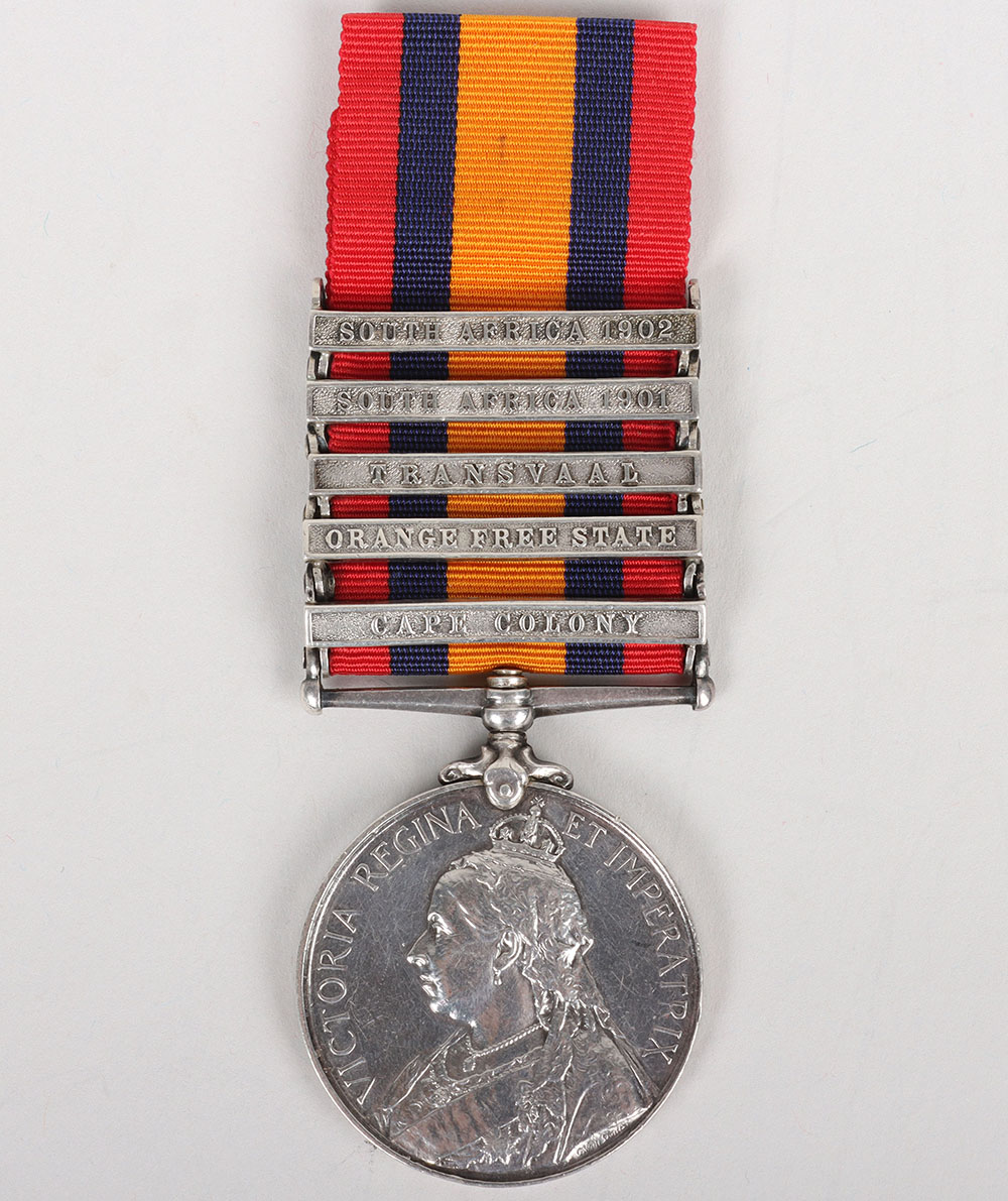 #59 – Queens South Africa Medal to the Royal Army Medical Corps,