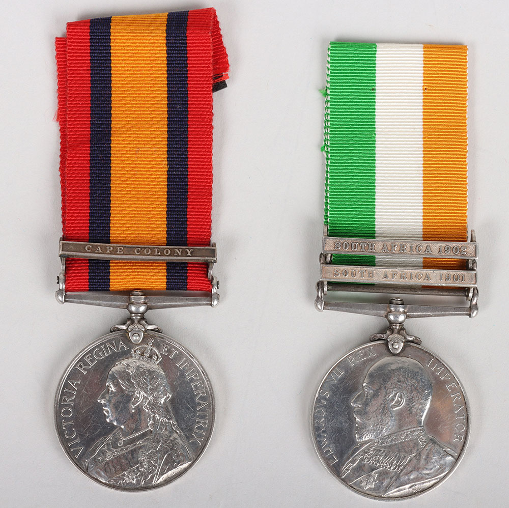 #61 – Victorian Boer War Campaign Medal Pair to the Royal Army Medical Corps