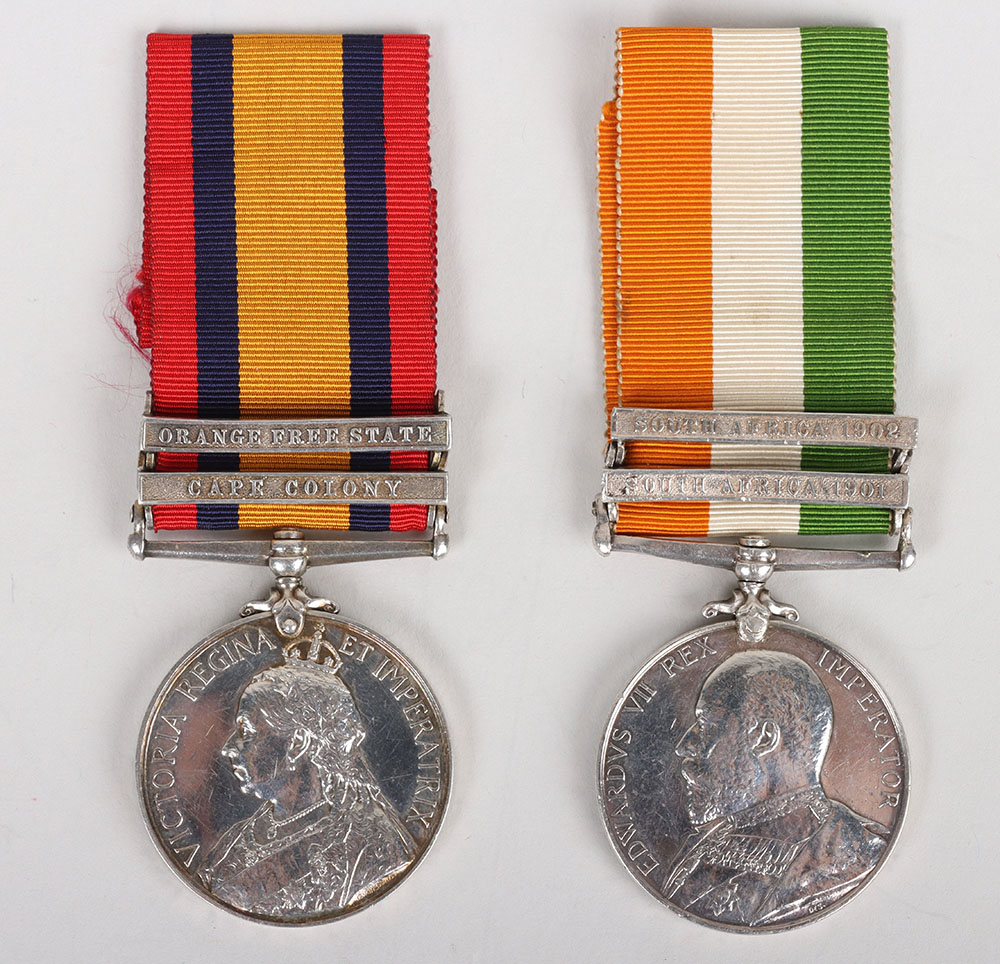 #62 – Victorian Boer War Campaign Medal Pair to the Royal Army Medical Corps