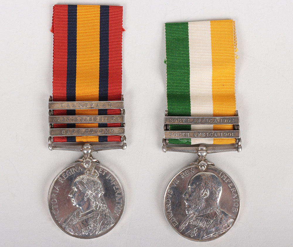 #63 – Victorian Boer War Campaign Medal Pair to the Royal Army Medical Corps