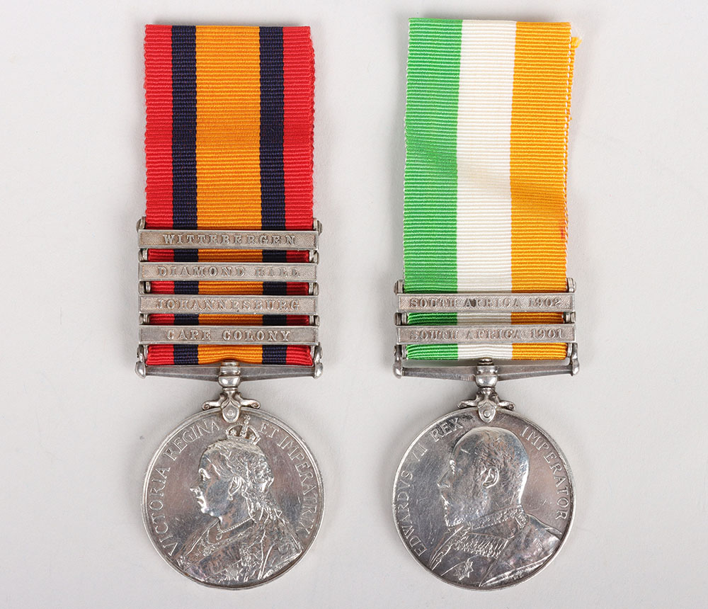 #64 – Victorian Boer War Campaign Medal Pair to the Royal Army Medical Corps